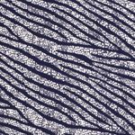 Viskose Jersey Zebrastreifen Weiß/Dunkelblau