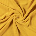 Kuschelfleece Uni Sonnengelb