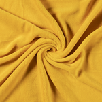 Kuschelfleece Uni Sonnengelb