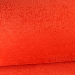 Kuschelfleece Uni Orange-0