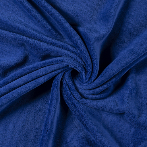 Kuschelfleece Uni Royalblau