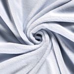 Kuschelfleece Uni Hellblau