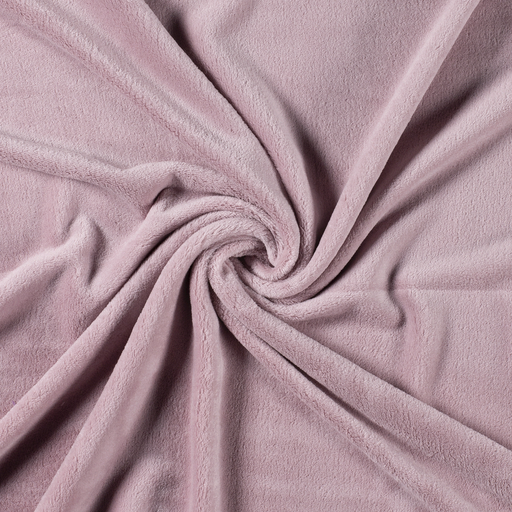 Kuschelfleece Uni Helles Altrosa