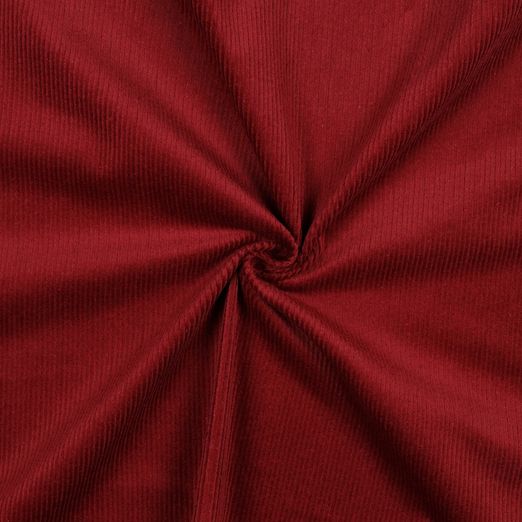 Stretch Breitcord Uni Dunkelrot