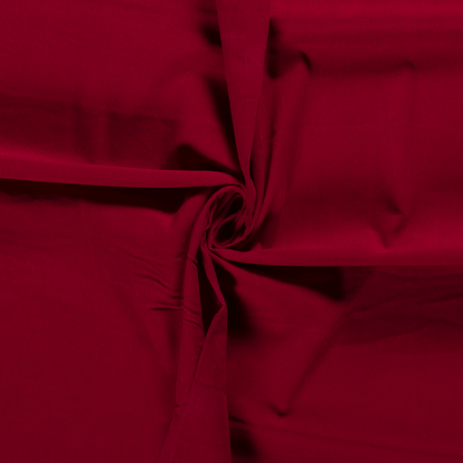 Feincord Babycord "Notti" Uni Dunkelrot