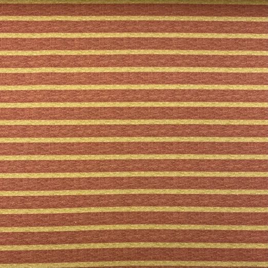 Ganzjahressweat Streifen Senfgelb auf Weinrot Meliert Digital