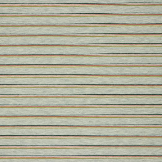 Sommersweat Multistripes Hellgrau Meliert Sommersweat Multistripes Hellgrau Meliert