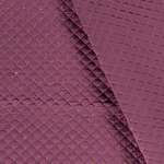 Musselin-Stepper - Rautenstepper mit goldenem Punkte-Foliendruck - Fuchsia