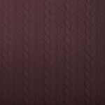 Strickstoff Cably Zopfmuster Fuchsia