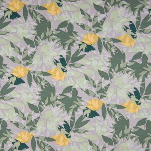 Sommersweat Palmenblätter auf Flieder ORGANIC