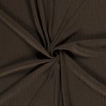 Viskose Strickstoff Rippenmuster Dunkelgrün