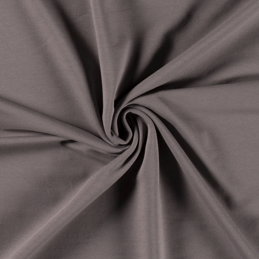 Sommersweat Uni ORGANIC Taupe