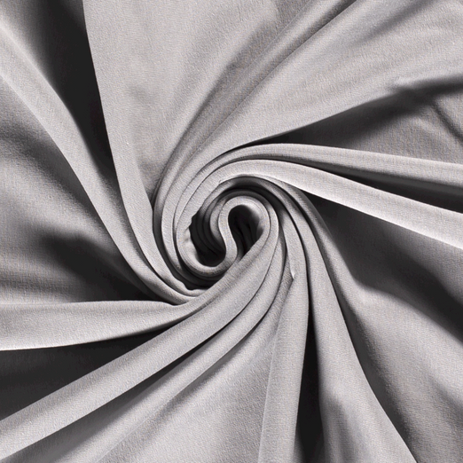 Sommersweat Uni ORGANIC Mittelgrau Sommersweat Uni ORGANIC Mittelgrau