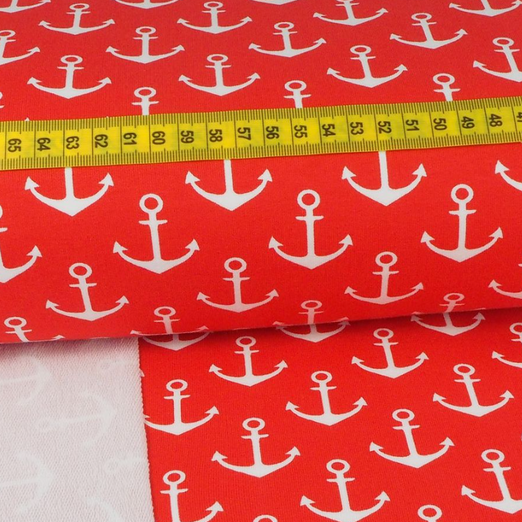 Sommersweat Anker Rot Sommersweat Anker Rot