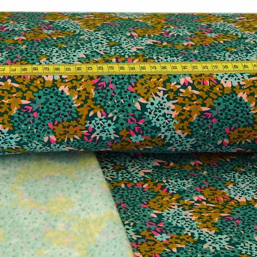 Soft Sweat Blumenmeer mit Hellpetrol BIO Soft Sweat Blumenmeer mit Hellpetrol BIO