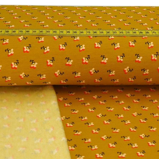 Soft Sweat Blumentraum auf Senfgelb BIO Soft Sweat Blumentraum auf Senfgelb BIO