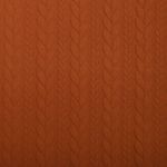 Strickstoff Cably Zopfmuster Orange