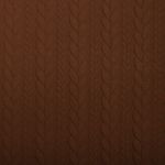 Strickstoff Cably Zopfmuster Blutorange