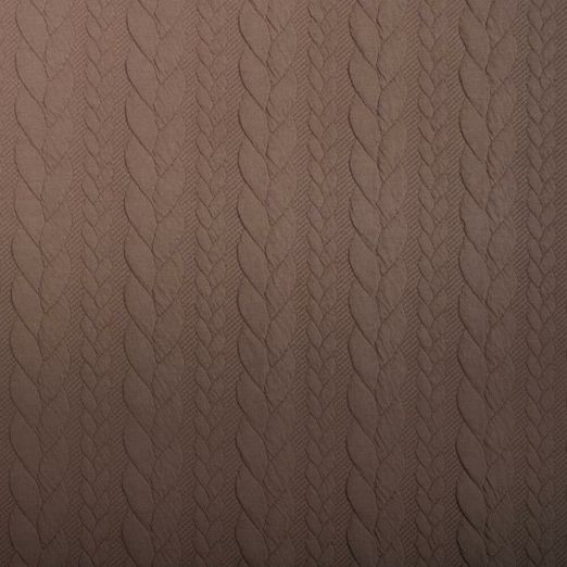 Strickstoff Cably Zopfmuster Cappuccino Strickstoff Cably Zopfmuster Cappuccino