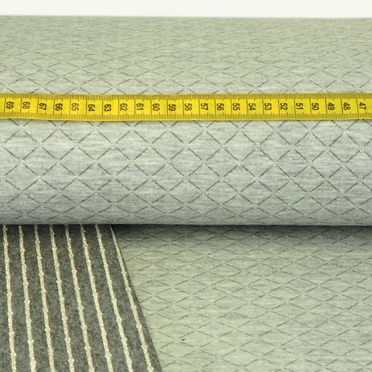 Steppsweat Quilt Double Face Hellgrau/Gold