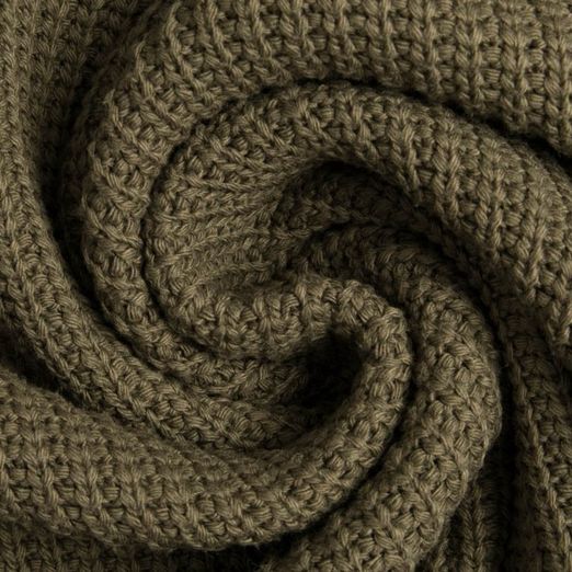 Strickstoff Baumwolle Uni Olivgrün Strickstoff Baumwolle Uni Olivgrün