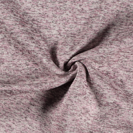 StrickFLEECE Uni Hellrosa/Creme Melange StrickFLEECE Uni Hellrosa/Creme Melange