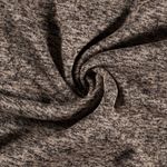 Stickad FLEECE Uni Beige/Antracit Melange