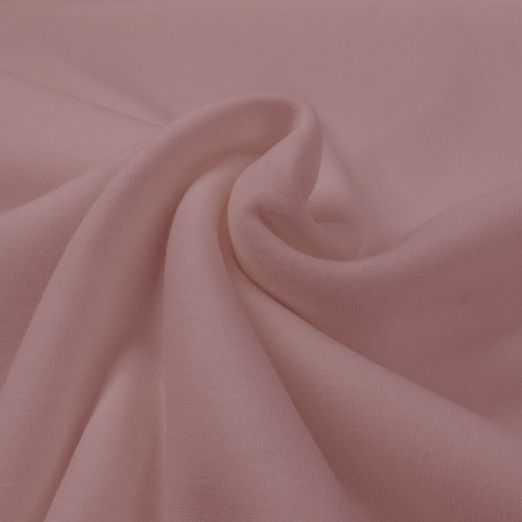 Alpenfleece Double Face Uni Helles Altrosa/Hellrosa