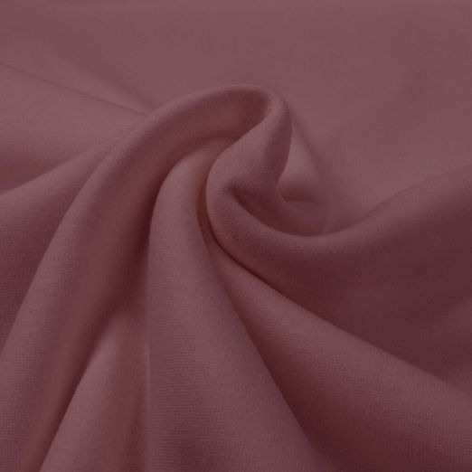 Alpenfleece Double Face Uni Altrosa Melange/Altrosa