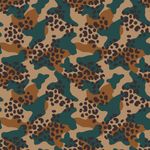 Soft Sweat Animal Camouflage Petrol/Blutorange BIO