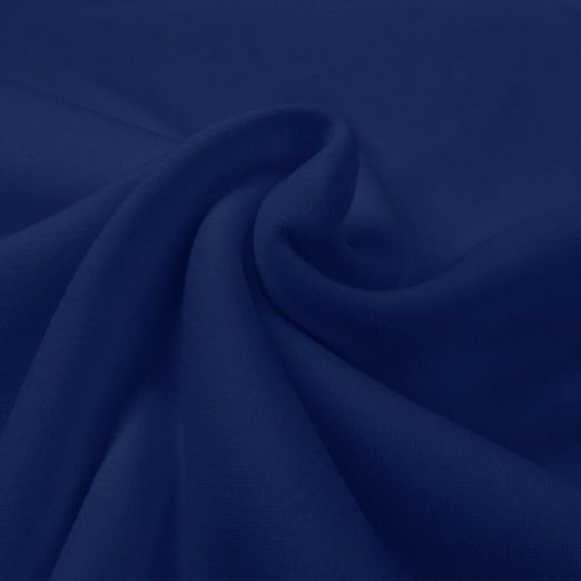 Alpenfleece Double Face Uni Royalblau/Royalblau