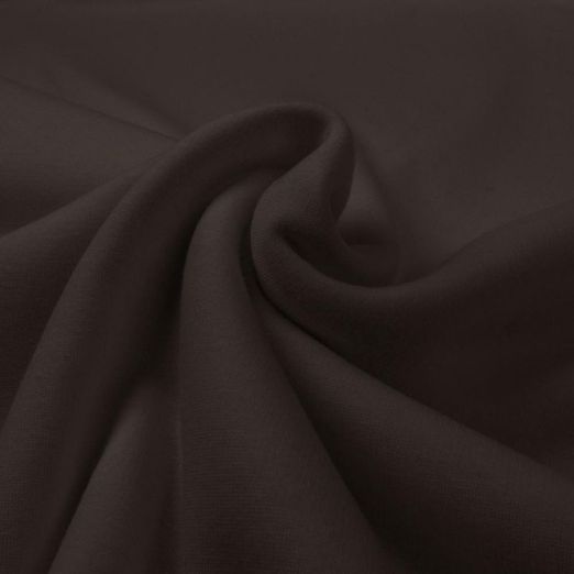 Alpenfleece Double Face Uni Dunkeltaupe/Dunkeltaupe