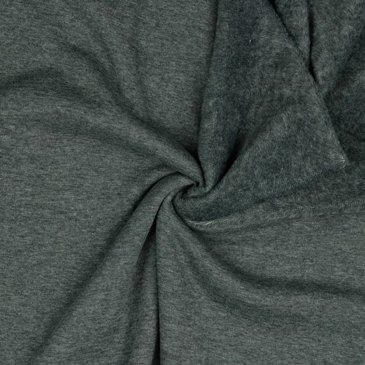 Alpenfleece "Jeff" Uni Dunkelgrau Meliert