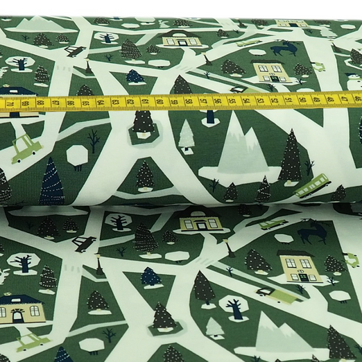 Jersey Winter Village Dunkelmint