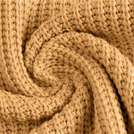 Strickstoff Baumwolle Uni Camel Strickstoff Baumwolle Uni Camel