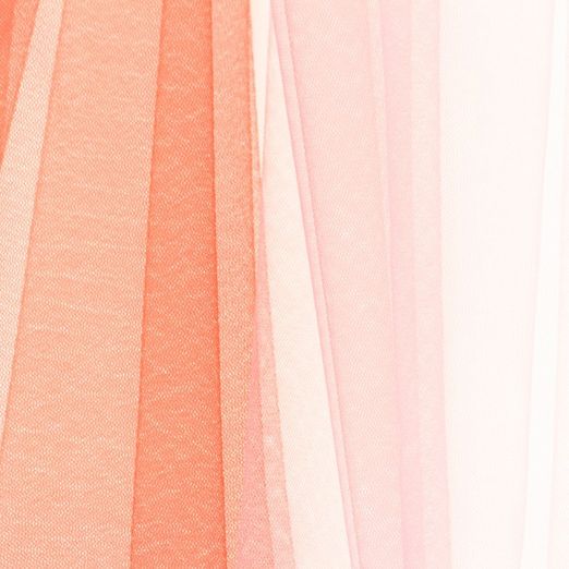 Soft Tüll Farbverlauf Lachs/Weiß Soft Tüll Farbverlauf Lachs/Weiß