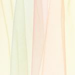 Soft Tüll Rainbow Blockstreifen Hellblau/Orange/Rosa