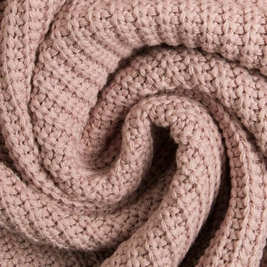 Strickstoff Baumwolle Uni Helles Altrosa