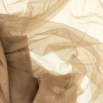 Soft Tüll - Braut Tüll Uni Taupe