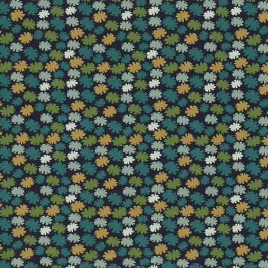 Jersey Kombiblätter auf Dunkelblau Jersey Kombiblätter auf Dunkelblau