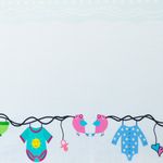 Jersey Bordüre Digital Baby Mint