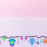 Jersey Bordüre Digital Baby Rosa