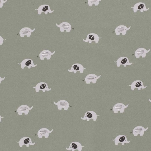 Jersey Elefant Otto auf Dunkelmint Jersey Elefant Otto auf Dunkelmint