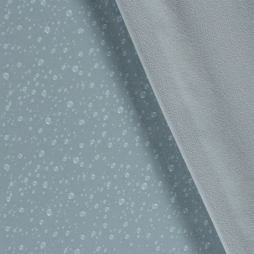 Softshell FOLIENDRUCK Regentropfen Helles Rauchblau Softshell FOLIENDRUCK Regentropfen Helles Rauchblau