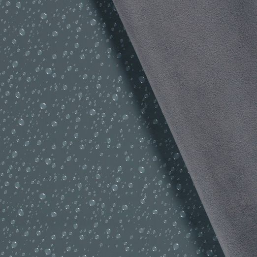 Softshell FOLIENDRUCK Regentropfen Mintgrau Softshell FOLIENDRUCK Regentropfen Mintgrau