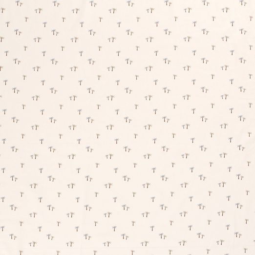 Jersey Kleine Palmen auf Creme Jersey Kleine Palmen auf Creme
