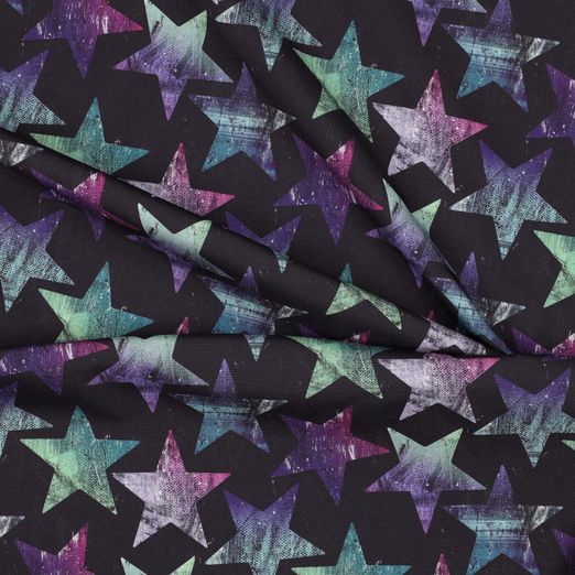 Softshell Stars auf Dunkelblau Digital