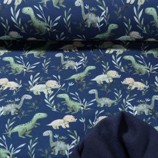 Softshell - Digitaldruck Dinos Navy 