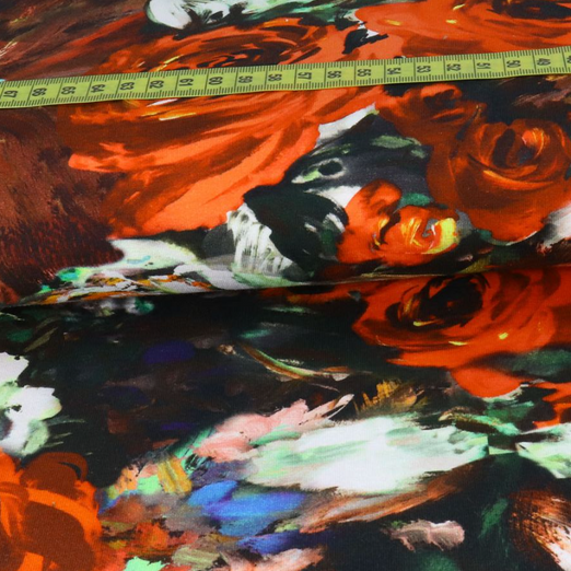 Jersey Paint Flowers Rot Digital Jersey Paint Flowers Rot Digital