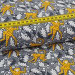 Jersey Spielender Affe auf Grau Jersey Spielender Affe auf Grau